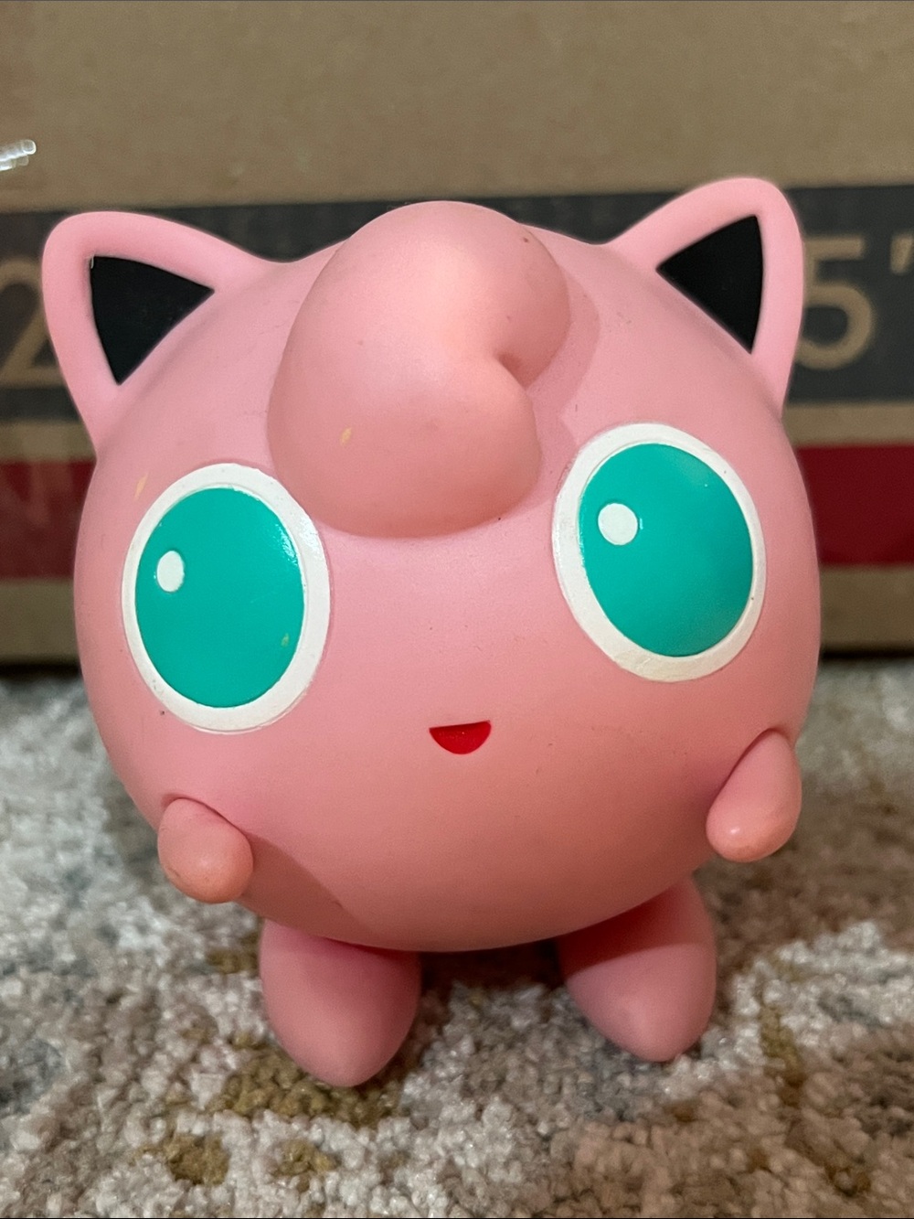 Vintage Pink Jigglypuff figure 1998 tomy 4” vinyl z31